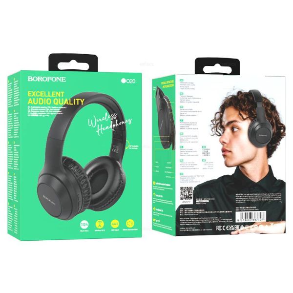 Беспроводные наушники Bluetooth Borofone BO20 Player Black