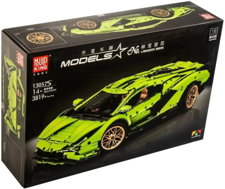 Конструктор Mould King Ламборджини Сиан FKP 37 S с ДУ, 3868 деталей (13057S+D)