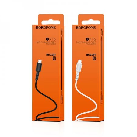 Кабель micro 2.0A Borofone BX16 White