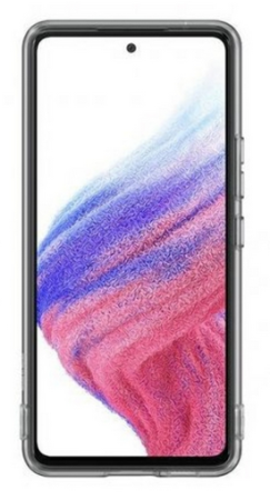 Накладка Samsung A536 / A53 (2022) силиконовая прозрачная с закрытой камерой