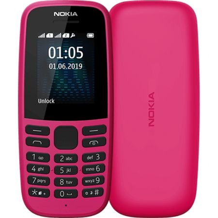 Телефон Nokia 105 (2019) DS Pink