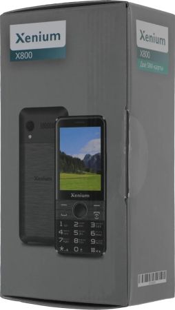Мобильный телефон Philips Xenium X800, Дисплей 2.31", 3000 мAч Black