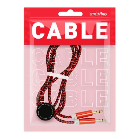 Кабель 3,5 Jack - 3,5 Jack SmartBuy A-35-35 Red