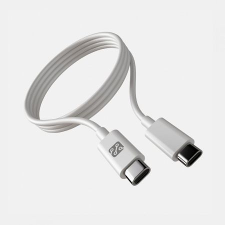 Кабель Depod DC-001 Type-C - Type-C, 60W, 2 метра, гарантия 1 год White