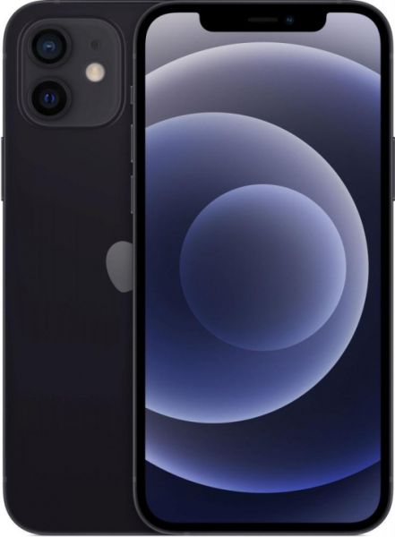 Смартфон Apple iPhone 12 128GB, Dual: Nano Sim + eSIM, Black