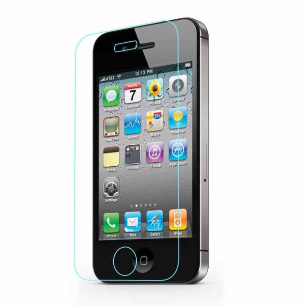 Стекло защитное iPhone 4/ iPhone 4S прозрачное