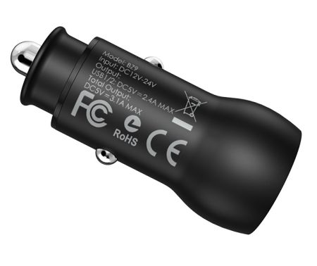 АЗУ блок 3.1A 2USB Borofone BZ9 Black