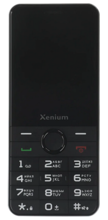 Мобильный телефон Philips Xenium X240, дисплей 2.4",1700 мAч Black