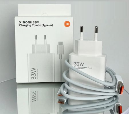 СЗУ Type-C to USB QC3.0, 33W Xiaomi Mi Turbo White