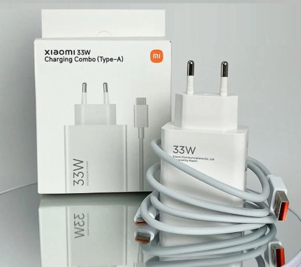 СЗУ Type-C to USB QC3.0, 33W Xiaomi Mi Turbo White