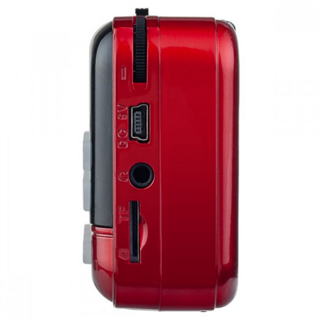 Радиоприемник Perfeo ASPEN FM+ 87.5-108МГц/ MP3/ питание USB или 18650/ красный