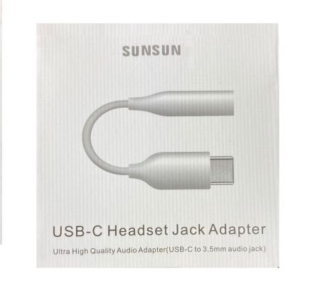 Переходник для наушников Type-C - AUX Sansun