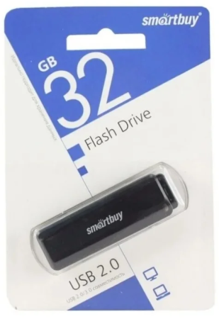 Flesh USB 2.0 - 32Gb SmartBuy LM05 Black