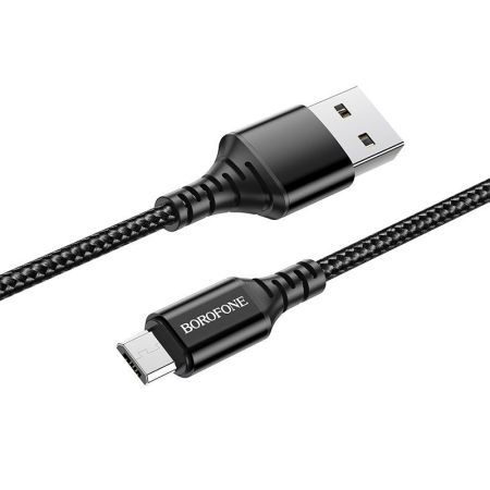 Кабель Micro USB  2.4A Borofone BX54 1m Black