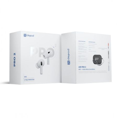 Наушники Depod Genuine PRO2, TWS-001 White