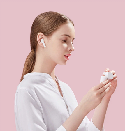 Наушники Bluetooth Haylou Moripods White