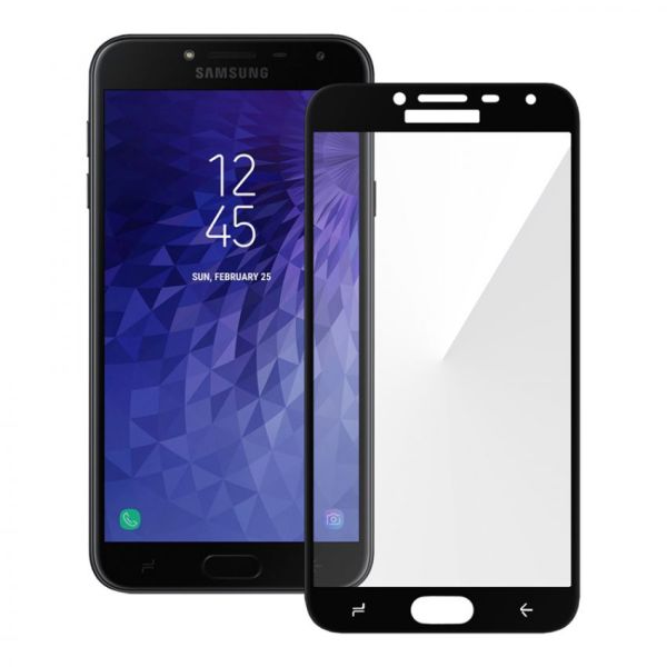 Стекло защитное Samsung J400/ Samsung J4 2018 Черное 3D