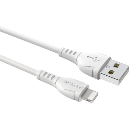 Кабель iPhone Lightning - USB 2.4A Borofone BX51 1m White
