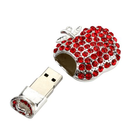  Подарочная Flesh USB SDHC -8Gb Яблоко