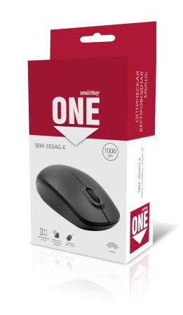 Мышь беспроводная SmartBuy SBM-300AG-K Black