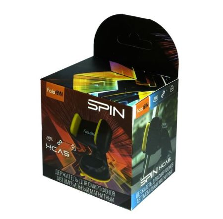 Автодержатель FaisON HCA5 Spin Magnet Black