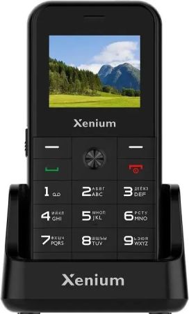 Мобильный телефон Philips Xenium X718, Дисплей 2.31", 1000 мAч Black