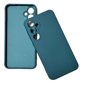 Накладка Samsung A05s зеленый с микрофиброй и закрытой камерой 