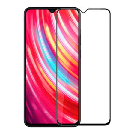 Стекло защитное Xiaomi Note 8 Pro Черное 3D