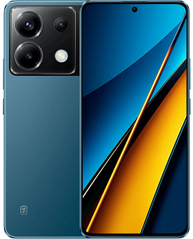 Смартфон Xiaomi Poco X6 5G 12/256Гб Global, Dual nano SIM, Blue