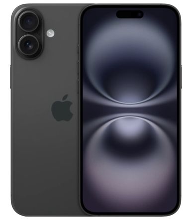 Смартфон Apple IPhone 16, 128Гб, Dual: Nano Sim + eSIM Black