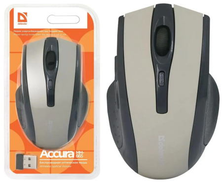 Мышь беспроводная DEFENDER Accura MM-665 Grey