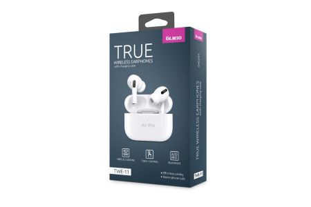  Наушники Bluetooth OLMIO TWE-11 White