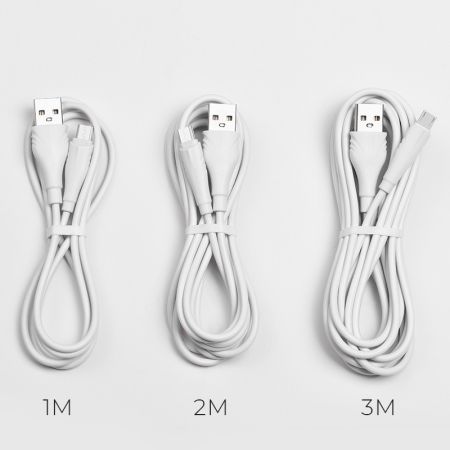 Кабель micro 1,6A 2 метра  Borofone BX18 White
