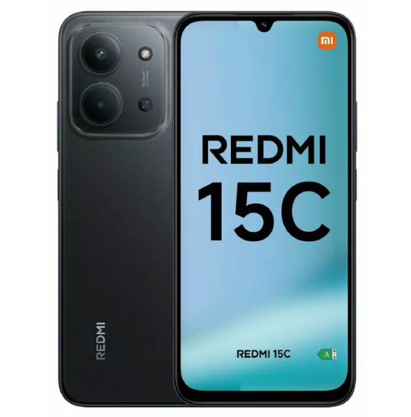 Смартфон Xiaomi Redmi 15C, 4/128Gb, Dual nano SIM, Midnight Black