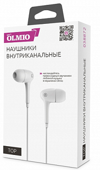 Наушники Olmio "Top" White