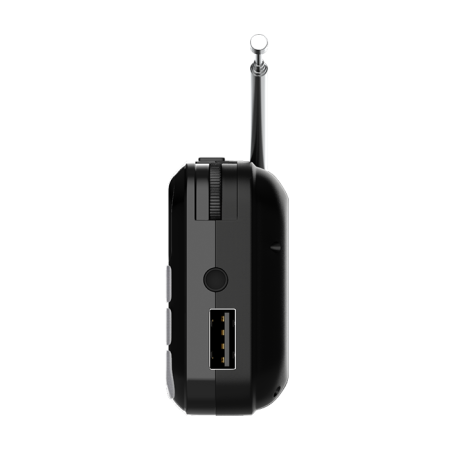 Радио FM-приемник Maxvi PR-02 black