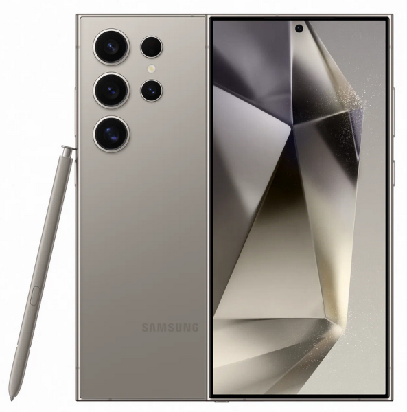 Смартфон Samsung Galaxy S24 Ultra, 12/512Гб Dual nano sim Titanium Gray