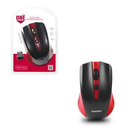 Мышь беспроводная SmartBuy SBM-352AG Black-Red