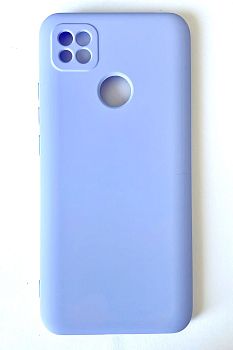 Накладка Xiaomi Redmi 9c/ Redmi 10a сиреневый с микрофиброй закрытая камера