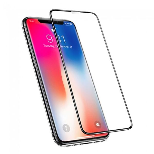 Стекло защитное iPhone X/iPhone XS /IPhone 11 Pro  Черное 3D