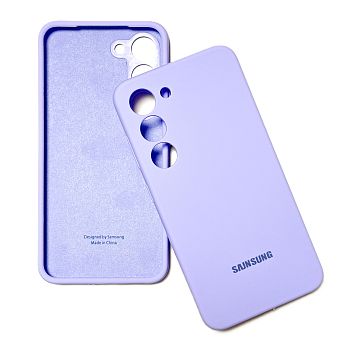 Накладка Samsung S23 лаванда Silicone case