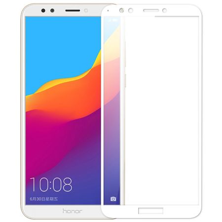 Стекло защитное Honor 7A/Honor Y5 2018/Honor E8/Белое 3D