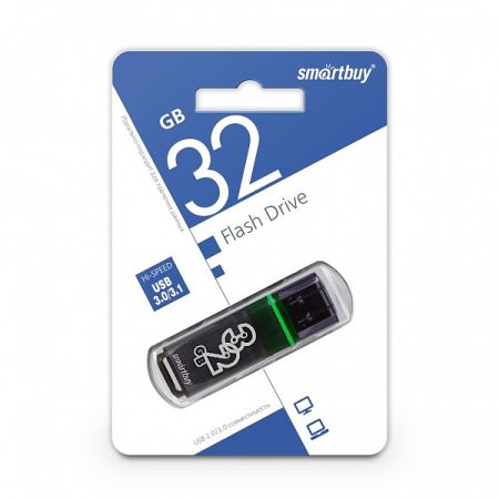 Flash USB 3.0 - 32Gb Smart Buy Glossy Gray