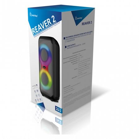 Акустическая система Smartbuy REAVER 2, 24Вт, Bluetooth, MP3, FM-радио