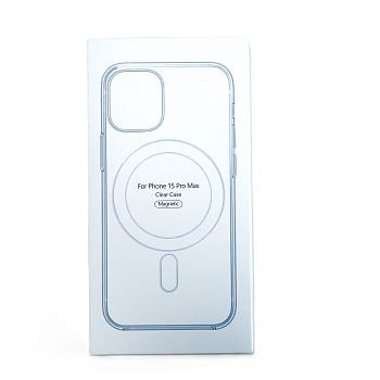 Накладка IPhone 15 pro max прозрачная Magsafe