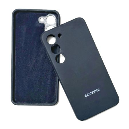 Накладка Samsung S23 черный Silicone case