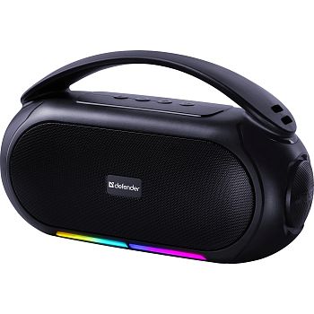Колонка DEFENDER BEATBOX 12 FM, MP3,microSD,USB,AUX мощность 12Вт, Black