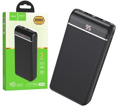 Внешний аккумулятор 20 000мАч Hoco J59A Black