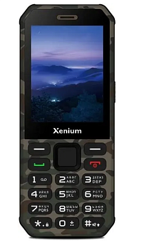 Мобильный телефон Philips Xenium X300, дисплей 2.8", 3000 мAч, Green Camouflage