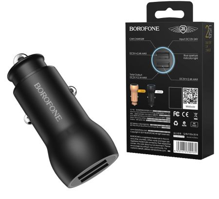 АЗУ блок 3.1A 2USB Borofone BZ9 Black